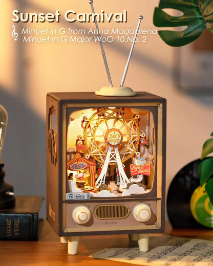 Sunset Carnival Music TV DIY 3D Puzzle - DIYTime