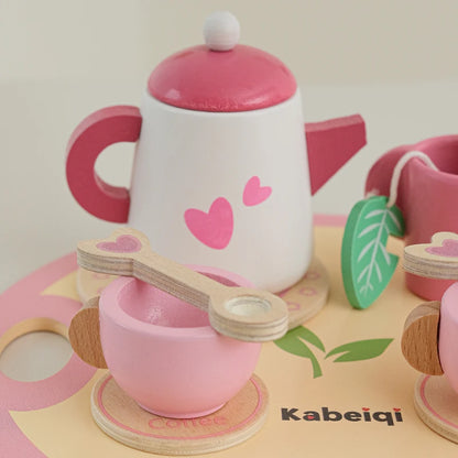 Afternoon Tea Set Montessori Wooden Toys - DIYTime