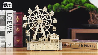 Ferris Wheel 3D Wooden Puzzle Music Box